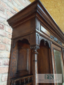 FRANCUSKI KREDENS 226cm dąb 150 lat unikat FRANCUSKI KREDENS 226cm dąb 150 lat unikat