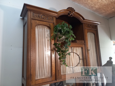 FRANCUSKI KREDENS 240cm dąb 100 lat gięty ! FRANCUSKI KREDENS 240cm dąb 100 lat gięty !