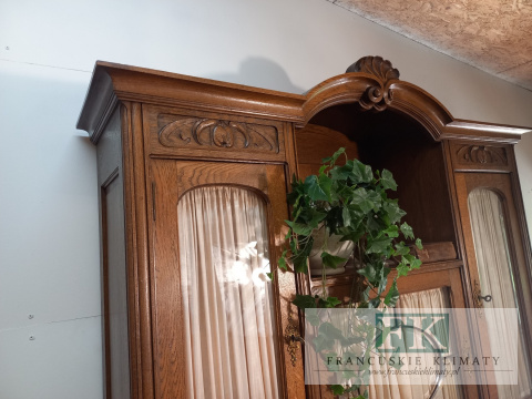 FRANCUSKI KREDENS 240cm dąb 100 lat gięty ! FRANCUSKI KREDENS 240cm dąb 100 lat gięty !