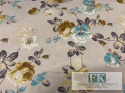 KUPON TKANINA 312 cm x 68 cm KWIATY BŁĘKIT OKAZJA KUPON TKANINA 312 cm x 68 cm KWIATY BŁĘKIT OKAZJA