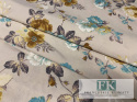 KUPON TKANINA 312 cm x 68 cm KWIATY BŁĘKIT OKAZJA KUPON TKANINA 312 cm x 68 cm KWIATY BŁĘKIT OKAZJA
