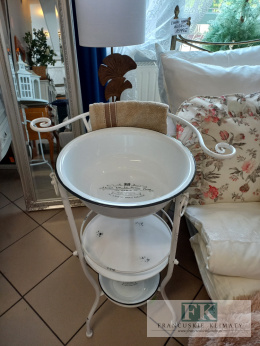 STOJAK NA MISY , UMYWALNIA , UMYWALKA 86 CM, METAL