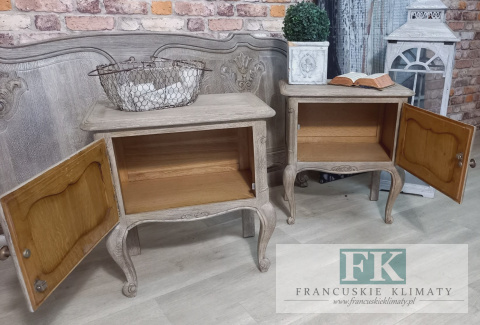 FRANCUSKI KPL. 2 SZAFEK KOMÓDEK antyczne drewno FRANCUSKI KPL. 2 SZAFEK KOMÓDEK antyczne drewno