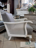 FRANCUSKI , DĘBOWY FOTEL Z RATTANEM 72 cm FRANCUSKI , DĘBOWY FOTEL Z RATTANEM 72 cm