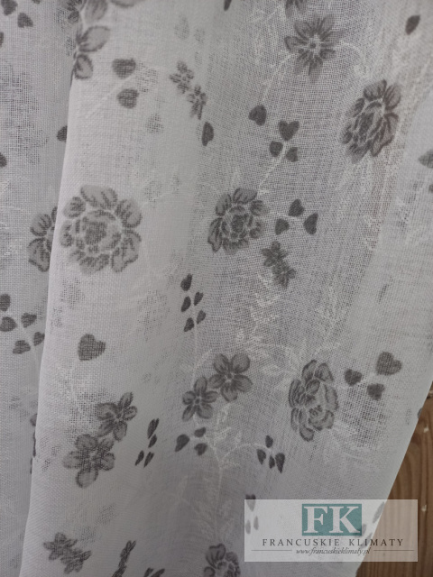 KOMPLET OKIENNY W KWIATKI Z LAMBREKINEM WYS 150 CM PROWASJA,SHABBY ,VINTAGE