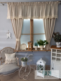 PRZEPIĘKNY KOMPLET NATURA Z LAMBREKINEM WYS 160 CM PROWASJA,SHABBY ,VINTAGE PRZEPIĘKNY KOMPLET NATURA Z LAMBREKINEM WYS 160 CM PROWASJA,SHABBY ,VINTAGE