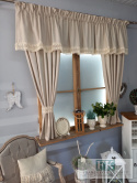 PRZEPIĘKNY KOMPLET NATURA Z LAMBREKINEM WYS 160 CM PROWASJA,SHABBY ,VINTAGE PRZEPIĘKNY KOMPLET NATURA Z LAMBREKINEM WYS 160 CM PROWASJA,SHABBY ,VINTAGE