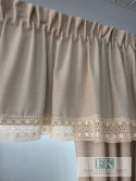 PRZEPIĘKNY KOMPLET NATURA Z LAMBREKINEM WYS 160 CM PROWASJA,SHABBY ,VINTAGE PRZEPIĘKNY KOMPLET NATURA Z LAMBREKINEM WYS 160 CM PROWASJA,SHABBY ,VINTAGE