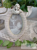 RAMKA ANIOŁEK OWAL WYS 20 CM PROWANSJA SHABBY CHIC RAMKA ANIOŁEK OWAL WYS 20 CM PROWANSJA SHABBY CHIC