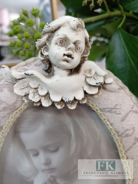 RAMKA ANIOŁEK OWAL WYS 20 CM PROWANSJA SHABBY CHIC RAMKA ANIOŁEK OWAL WYS 20 CM PROWANSJA SHABBY CHIC