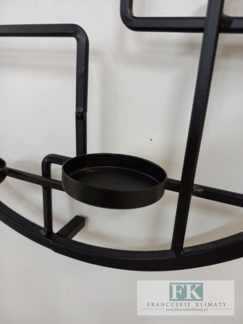 ŚWIECZNIK ŚCIENNY KUTY METAL 40 CM LOFT VINTAGE ŚWIECZNIK ŚCIENNY KUTY METAL 40 CM LOFT VINTAGE