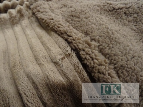 KŁ. KOC BELLA BRĄZOWY 160X200 NARZUTA SHABBY CHIC VINTAGE