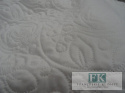 KŁ. NARZUTA PIKOWANA SNOWY ROSE 220 X 240 CM BAWEŁNA SHABBY , PROWANSJA , VINTAGE