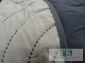 KŁ. NARZUTA PIKOWANA CIRCLES GRAFITOWA 220 X 240 CM BAWEŁNA SHABBY , PROWANSJA , VINTAGE