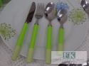 KOLEKCJA TROPICAL LIMONKA KPL. SZTUĆCÓW 24el. styl shabby, vintage KOLEKCJA TROPICAL LIMONKA KPL. SZTUĆCÓW 24el. styl shabby, vintage