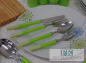 KOLEKCJA TROPICAL LIMONKA KPL. SZTUĆCÓW 24el. styl shabby, vintage KOLEKCJA TROPICAL LIMONKA KPL. SZTUĆCÓW 24el. styl shabby, vintage