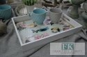TACA DREWNIANA DEKORACYJNA CAFE 40,5 CM RETRO SHABBY CHIC PROWANSJA LOFT TACA DREWNIANA DEKORACYJNA CAFE 40,5 CM RETRO SHABBY CHIC PROWANSJA LOFT