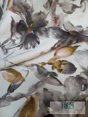 ! MATERIAŁ - TKANINA KWIATY VELVET NA ZASŁONY , OBRUSY, PIĘKNY WZÓR 280 CM