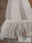 BIEŻNIK DEKORACYJNY BOHO 120/ 60 CM KREM/ BEŻ BIEŻNIK DEKORACYJNY BOHO 120/ 60 CM KREM/ BEŻ