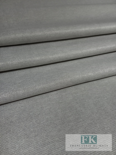 materiał TKANINA ZASŁONY obrusy WYSOKOŚĆ ok 280 SZARY-POŁYSK