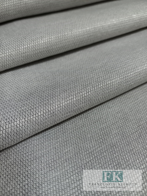 materiał TKANINA ZASŁONY obrusy WYSOKOŚĆ ok 280 SZARY-POŁYSK