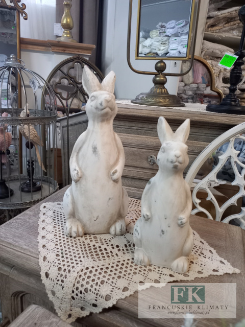 FIGURA CERAMICZNA ZAJĄC KRÓLIK 31 CM