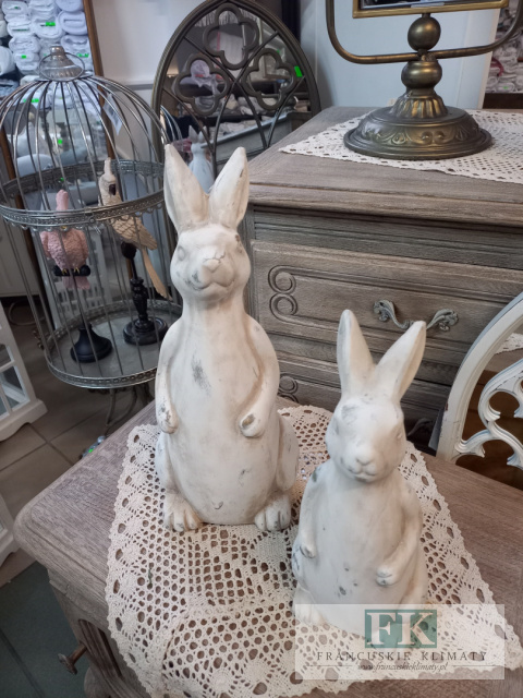 FIGURA CERAMICZNA ZAJĄC KRÓLIK 31 CM