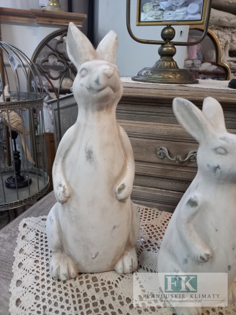 FIGURA CERAMICZNA ZAJĄC KRÓLIK 31 CM