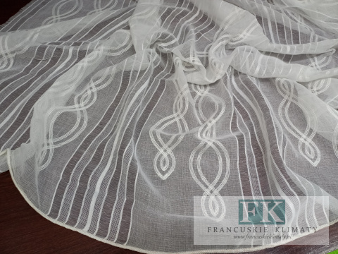 MATERIAŁ , TKANINA BATYST WZÓR 280 cm BIEL MATERIAŁ , TKANINA BATYST WZÓR 280 cm BIEL