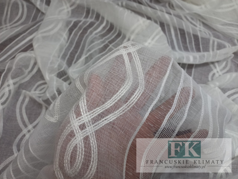 MATERIAŁ , TKANINA BATYST WZÓR 280 cm BIEL MATERIAŁ , TKANINA BATYST WZÓR 280 cm BIEL