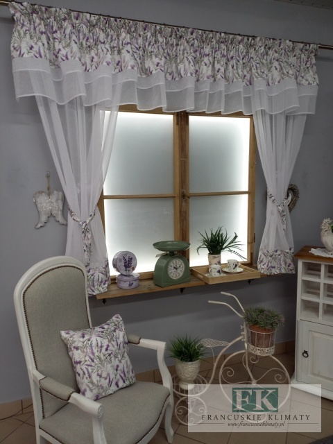 KPL LAMBREKIN FALBANY , BOKI Z WIĄZANAIMI, LAWENDA , batyst BIEL