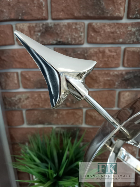 ASTROLABIUM WYS. 59 CM !! - Srebrne metalowe astrolabium dekoracja na biurko ozdoba do gabinetu salonu ASTROLABIUM WYS. 59 CM !! - Srebrne metalowe astrolabium dekoracja na biurko ozdoba do gabinetu salonu