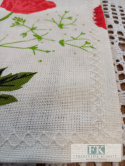 BIEŻNIK MAKI 100/40 CM PROWANSJA,SHABBY , CHIC,VINTAGE