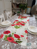 BIEŻNIK MAKI 100/40 CM PROWANSJA,SHABBY , CHIC,VINTAGE