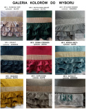 BIEŻNIK VELVET 3 FALBANY I CYRKONIE 40/150 STYL FRANCUSKIE , GLAMOUR , VINTAGE , MIX KOLORÓW DO WYBORU BIEŻNIK VELVET 3 FALBANY I CYRKONIE 40/150 STYL FRANCUSKIE , GLAMOUR , VINTAGE , MIX KOLORÓW DO WYBORU