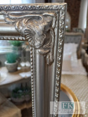 LUSTRO pion/ poziom W SREBRNEJ RAMIE WYS. 127 CM STYLU PROWANSALSKIM, SHABBY, CHIC , VINTAGE. LUSTRO pion/ poziom W SREBRNEJ RAMIE WYS. 127 CM STYLU PROWANSALSKIM, SHABBY, CHIC , VINTAGE.