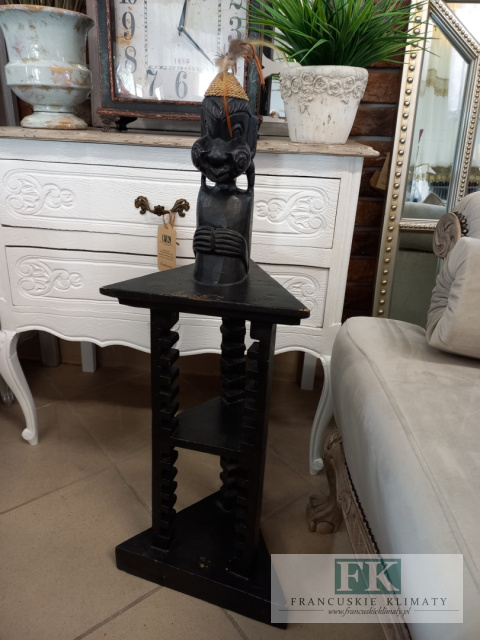 STOJAK NA PŁYTY CD W STYLU AFRYKAŃSKIM 80 CM STOJAK NA PŁYTY CD W STYLU AFRYKAŃSKIM 80 CM