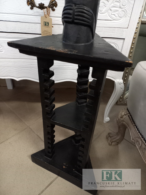 STOJAK NA PŁYTY CD W STYLU AFRYKAŃSKIM 80 CM STOJAK NA PŁYTY CD W STYLU AFRYKAŃSKIM 80 CM
