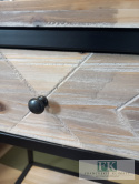 KONSOLA / stolik DREWNO - METAL SZER. 98 CM loft vintage KONSOLA / stolik DREWNO - METAL SZER. 98 CM loft vintage