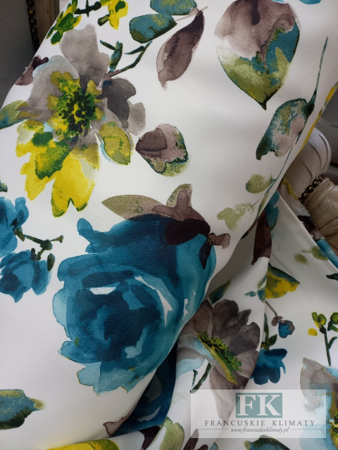 MATERIAŁ - TKANINA KWIATY VELVET NA ZASŁONY , OBRUSY, PIĘKNY WZÓR 280 CM MATERIAŁ - TKANINA KWIATY VELVET NA ZASŁONY , OBRUSY, PIĘKNY WZÓR 280 CM
