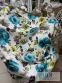 MATERIAŁ - TKANINA KWIATY VELVET NA ZASŁONY , OBRUSY, PIĘKNY WZÓR 280 CM MATERIAŁ - TKANINA KWIATY VELVET NA ZASŁONY , OBRUSY, PIĘKNY WZÓR 280 CM