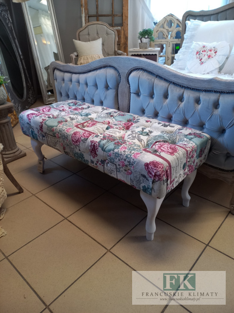 SIEDZISKO - ŁAWECZKA - PUF głęboko pikowane W STYLU FRANCUSKIM , SKANDYNAWSKIM ,PROWENSALSKIM , SHABBY SIEDZISKO - ŁAWECZKA - PUF głęboko pikowane W STYLU FRANCUSKIM , SKANDYNAWSKIM ,PROWENSALSKIM , SHABBY
