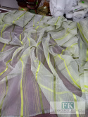 TKANINA MATERIAŁ ORGANZA PASY ZIELEŃ - OLIWKA 300 CM TKANINA MATERIAŁ ORGANZA PASY ZIELEŃ - OLIWKA 300 CM