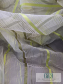 TKANINA MATERIAŁ ORGANZA PASY ZIELEŃ - OLIWKA 300 CM TKANINA MATERIAŁ ORGANZA PASY ZIELEŃ - OLIWKA 300 CM