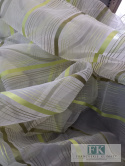 TKANINA MATERIAŁ ORGANZA PASY ZIELEŃ - OLIWKA 300 CM TKANINA MATERIAŁ ORGANZA PASY ZIELEŃ - OLIWKA 300 CM