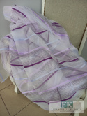 TKANINA MATERIAŁ ORGANZA PASY FIOLET-LILA 300 CM TKANINA MATERIAŁ ORGANZA PASY FIOLET-LILA 300 CM