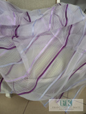 TKANINA MATERIAŁ ORGANZA PASY FIOLET-LILA 300 CM TKANINA MATERIAŁ ORGANZA PASY FIOLET-LILA 300 CM