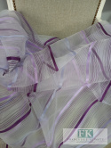 TKANINA MATERIAŁ ORGANZA PASY FIOLET-LILA 300 CM TKANINA MATERIAŁ ORGANZA PASY FIOLET-LILA 300 CM