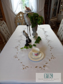 OBRUS POLA 220/137cm HAFT ,,richelieu” PROWANSJA , SHABBY OBRUS POLA 220/137cm HAFT ,,richelieu” PROWANSJA , SHABBY