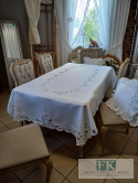 OBRUS POLA 220/137cm HAFT ,,richelieu” PROWANSJA , SHABBY OBRUS POLA 220/137cm HAFT ,,richelieu” PROWANSJA , SHABBY